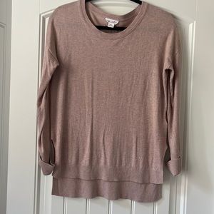 3x$10🖤SPARKLING VIOLET MAUVE PINK SWEATER...SZ SM